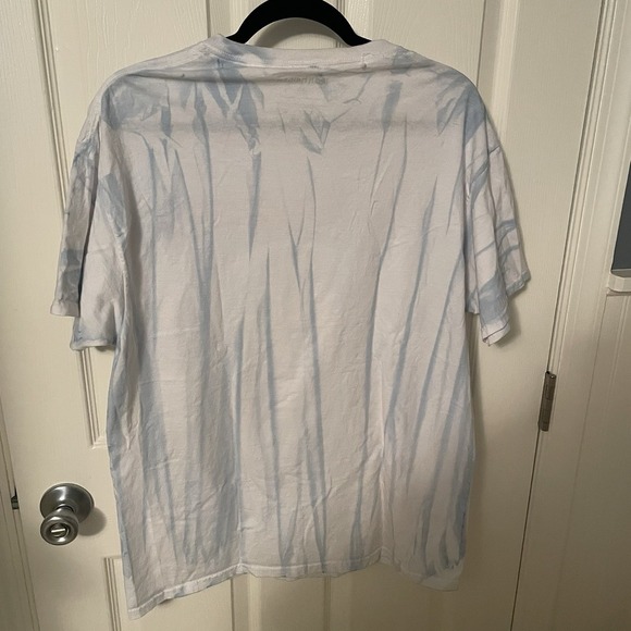 Iron Maiden PowerSlave Album T-Shirt Tie Dye Egyptian Tee Large L Blue White - Picture 4 of 5